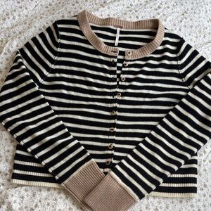 Free People Nocturnal Stripe Cardi